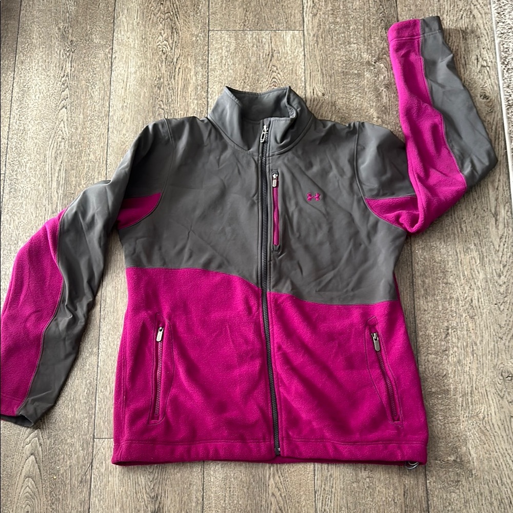 Under Armour Pink and Gray Jacket
